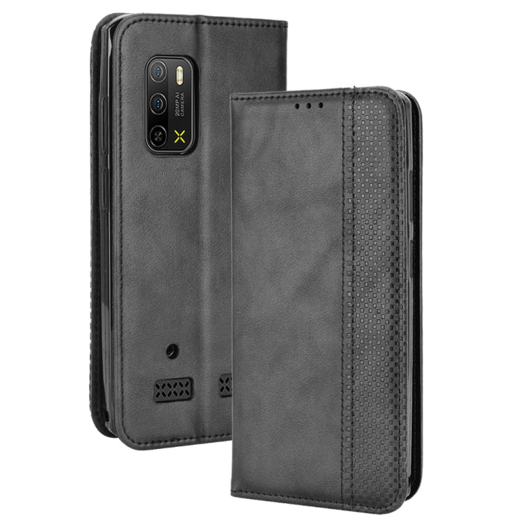 Custodia per telefono in pelle con trama retrò con fibbia magnetica, For Ulefone Power Armor 14 / 14 Pro, For Ulefone Armor X10 / X10 Pro, For Oukitel WP18, For Sony Xperia 1 IV, For Sony Xperia 10 IV, For Sharp Aquos R7