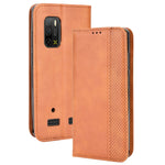 Custodia per telefono in pelle con trama retrò con fibbia magnetica, For Ulefone Power Armor 14 / 14 Pro, For Ulefone Armor X10 / X10 Pro, For Oukitel WP18, For Sony Xperia 1 IV, For Sony Xperia 10 IV, For Sharp Aquos R7