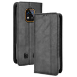 Custodia per telefono in pelle con trama retrò con fibbia magnetica, For Ulefone Power Armor 14 / 14 Pro, For Ulefone Armor X10 / X10 Pro, For Oukitel WP18, For Sony Xperia 1 IV, For Sony Xperia 10 IV, For Sharp Aquos R7