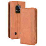 Custodia per telefono in pelle con trama retrò con fibbia magnetica, For Ulefone Power Armor 14 / 14 Pro, For Ulefone Armor X10 / X10 Pro, For Oukitel WP18, For Sony Xperia 1 IV, For Sony Xperia 10 IV, For Sharp Aquos R7