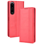 Custodia per telefono in pelle con trama retrò con fibbia magnetica, For Ulefone Power Armor 14 / 14 Pro, For Ulefone Armor X10 / X10 Pro, For Oukitel WP18, For Sony Xperia 1 IV, For Sony Xperia 10 IV, For Sharp Aquos R7