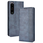Custodia per telefono in pelle con trama retrò con fibbia magnetica, For Ulefone Power Armor 14 / 14 Pro, For Ulefone Armor X10 / X10 Pro, For Oukitel WP18, For Sony Xperia 1 IV, For Sony Xperia 10 IV, For Sharp Aquos R7