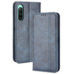 Custodia per telefono in pelle con trama retrò con fibbia magnetica, For Ulefone Power Armor 14 / 14 Pro, For Ulefone Armor X10 / X10 Pro, For Oukitel WP18, For Sony Xperia 1 IV, For Sony Xperia 10 IV, For Sharp Aquos R7