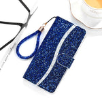 Custodia per telefono in pelle con glitter polvere, For Xiaomi Redmi 10C, For Samsung Galaxy A13 4G