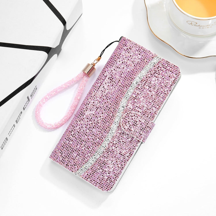 Custodia per telefono in pelle con glitter polvere, For Xiaomi Redmi 10C, For Samsung Galaxy A13 4G
