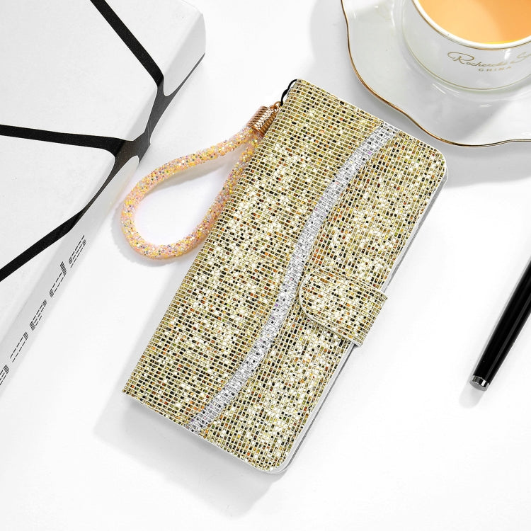 Custodia per telefono in pelle con glitter polvere, For Xiaomi Redmi 10C, For Samsung Galaxy A13 4G
