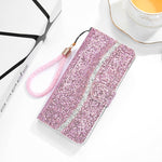 Custodia per telefono in pelle con glitter polvere, For Xiaomi Redmi 10C, For Samsung Galaxy A13 4G