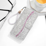 Custodia per telefono in pelle con glitter polvere, For Xiaomi Redmi 10C, For Samsung Galaxy A13 4G