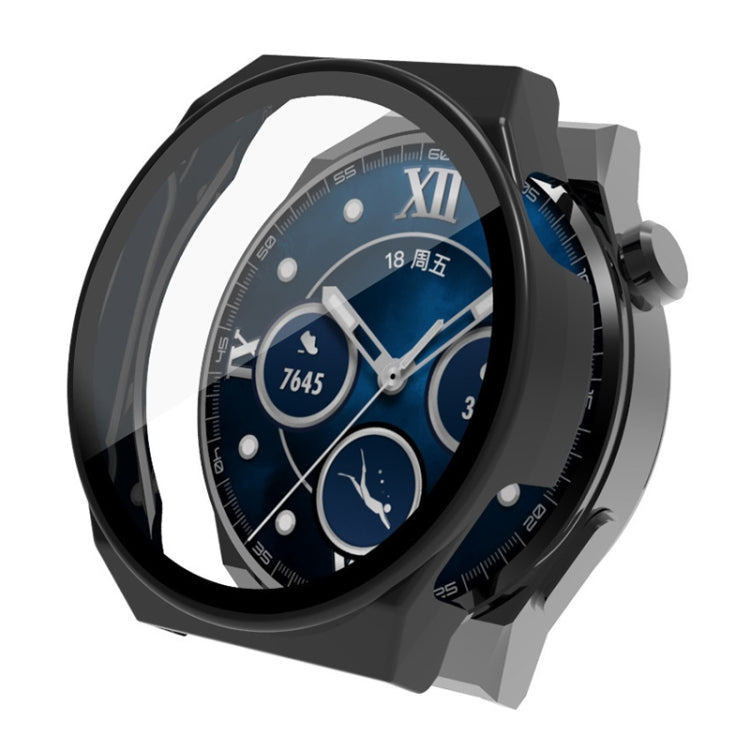 PC + cassa dell'orologio in vetro temperato, For Huawei Watch GT 3 Pro 46mm, For Huawei Watch Fit / Honor Watch ES