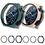 PC + cassa dell'orologio in vetro temperato, For Huawei Watch GT 3 Pro 46mm, For Huawei Watch Fit / Honor Watch ES