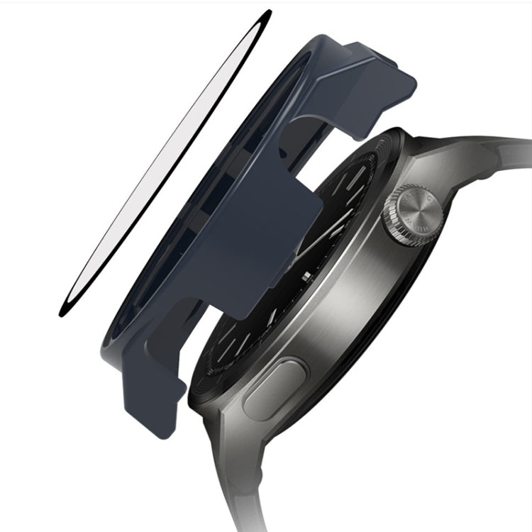 PC + cassa dell'orologio in vetro temperato, For Huawei Watch GT 3 Pro 46mm, For Huawei Watch Fit / Honor Watch ES