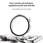 PC + cassa dell'orologio in vetro temperato, For Huawei Watch GT 3 Pro 46mm, For Huawei Watch Fit / Honor Watch ES