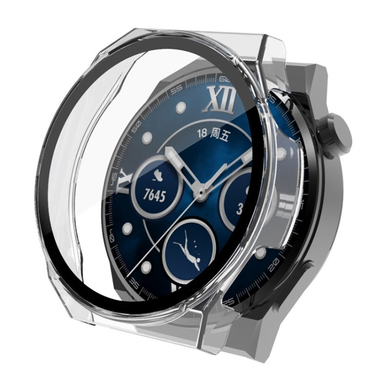 PC + cassa dell'orologio in vetro temperato, For Huawei Watch GT 3 Pro 46mm, For Huawei Watch Fit / Honor Watch ES