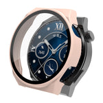 PC + cassa dell'orologio in vetro temperato, For Huawei Watch GT 3 Pro 46mm, For Huawei Watch Fit / Honor Watch ES