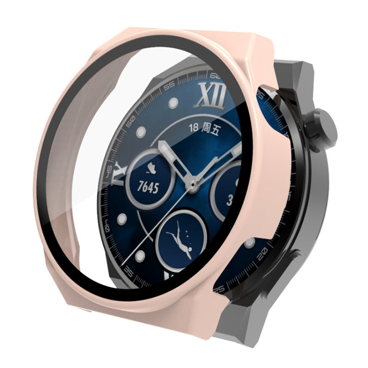 PC + cassa dell'orologio in vetro temperato, For Huawei Watch GT 3 Pro 46mm, For Huawei Watch Fit / Honor Watch ES