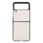 Custodia per telefono in pelle PU glitterata, For Samsung Galaxy Z Flip3 5G