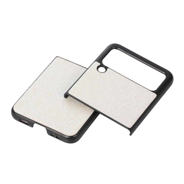 Custodia per telefono in pelle PU glitterata, For Samsung Galaxy Z Flip3 5G