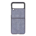 Custodia per telefono in pelle PU glitterata, For Samsung Galaxy Z Flip3 5G