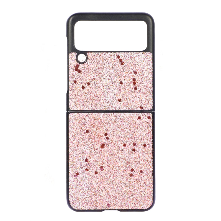 Custodia per telefono in pelle PU glitterata, For Samsung Galaxy Z Flip3 5G