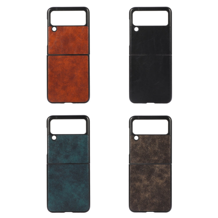 Custodia per telefono in pelle PU, For Samsung Galaxy Z Flip3 5G