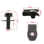 35 in 1 kit di fissaggio paraurti parafango per cofano auto per berlina Infiniti G35 2003-2008, A6854
