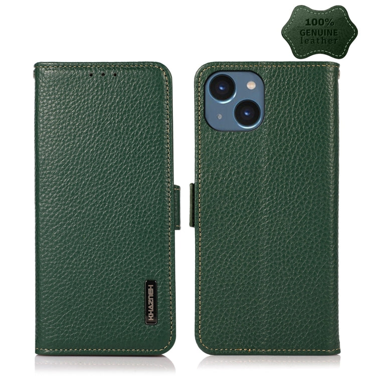 Custodia portafoglio in pelle con RFID per iPhone 14 Pro Max