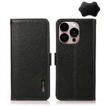 Custodia portafoglio in pelle con RFID per iPhone 14 Pro Max