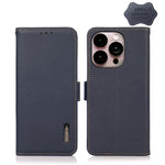 Custodia portafoglio in pelle con RFID per iPhone 14 Pro Max
