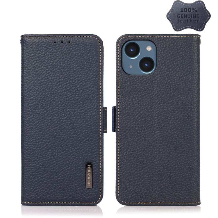 Custodia portafoglio in pelle con RFID per iPhone 14 Pro Max