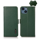 Custodia portafoglio in pelle con RFID per iPhone 14 Pro Max