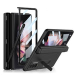Custodia a libro magnetica integrata GKK a copertura totale con custodia per penna, For Samsung Galaxy Z Fold3 5G