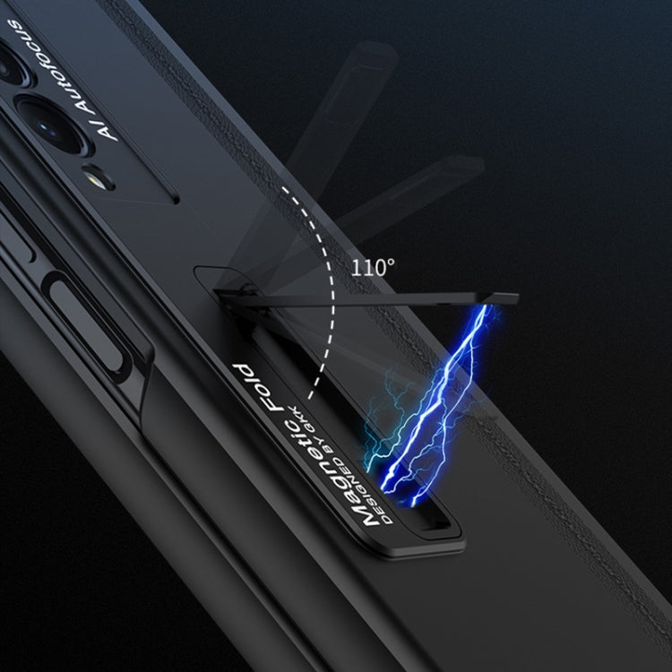 Custodia a libro magnetica integrata GKK a copertura totale con custodia per penna, For Samsung Galaxy Z Fold3 5G