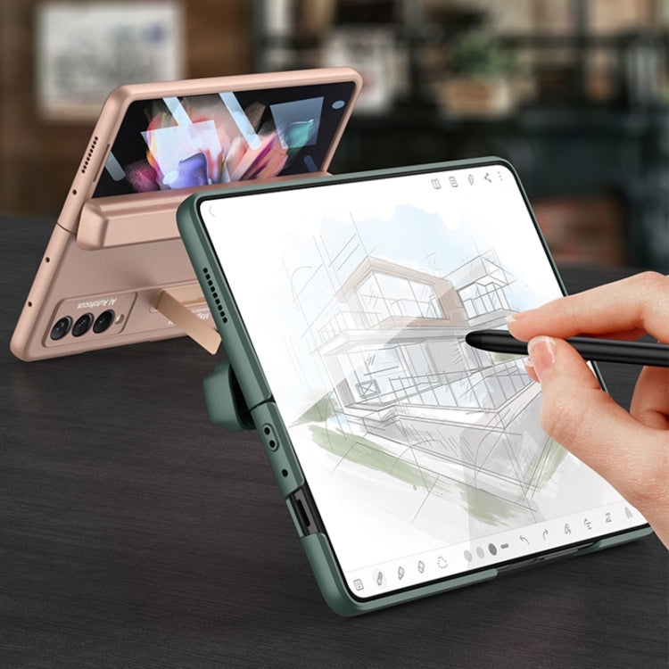 Custodia a libro magnetica integrata GKK a copertura totale con custodia per penna, For Samsung Galaxy Z Fold3 5G