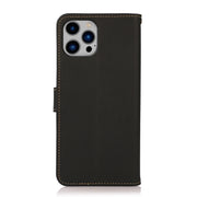 Custodia per telefono RFID KHAZNEH Custer in vera pelle, For iPhone 14 Plus, For iPhone 14 Pro Max, For iPhone 14 Pro, For iPhone 14