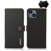 Custodia per telefono RFID KHAZNEH Custer in vera pelle, For iPhone 14 Plus, For iPhone 14 Pro Max, For iPhone 14 Pro, For iPhone 14