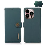 Custodia portafoglio in pelle con RFID per iPhone 14 Pro