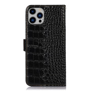 Custodia per telefono in pelle di vacchetta di coccodrillo, For iPhone 14 Plus, For iPhone 14 Pro Max, For iPhone 14 Pro, For iPhone 14