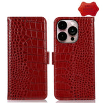 Custodia in pelle per iPhone 14 Pro Max con slot carte