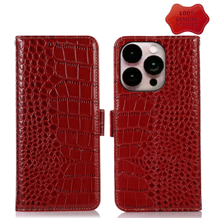 Custodia in pelle per iPhone 14 Pro Max con slot carte