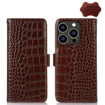 Custodia in pelle per iPhone 14 Pro Max con slot carte