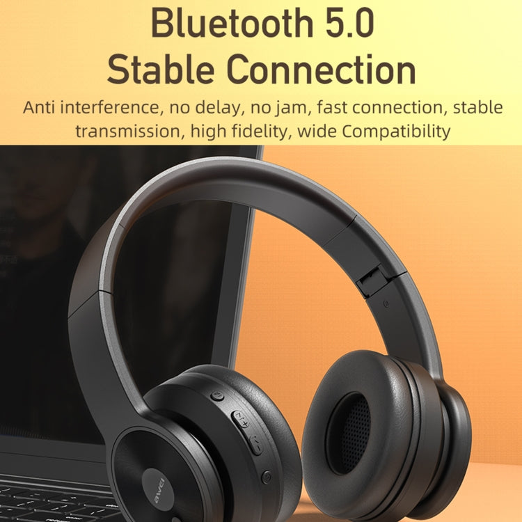 awei A996BL Cuffie Bluetooth senza fili pieghevoli, A996BL