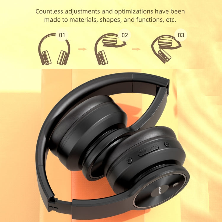 awei A996BL Cuffie Bluetooth senza fili pieghevoli, A996BL
