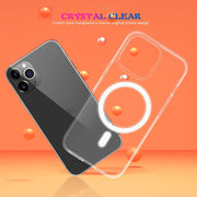 Custodia per telefono Magsafe in acrilico trasparente per PC + TPU, For iPhone 14, For iPhone 14 Pro, For iPhone 14 Plus, For iPhone 14 Pro Max