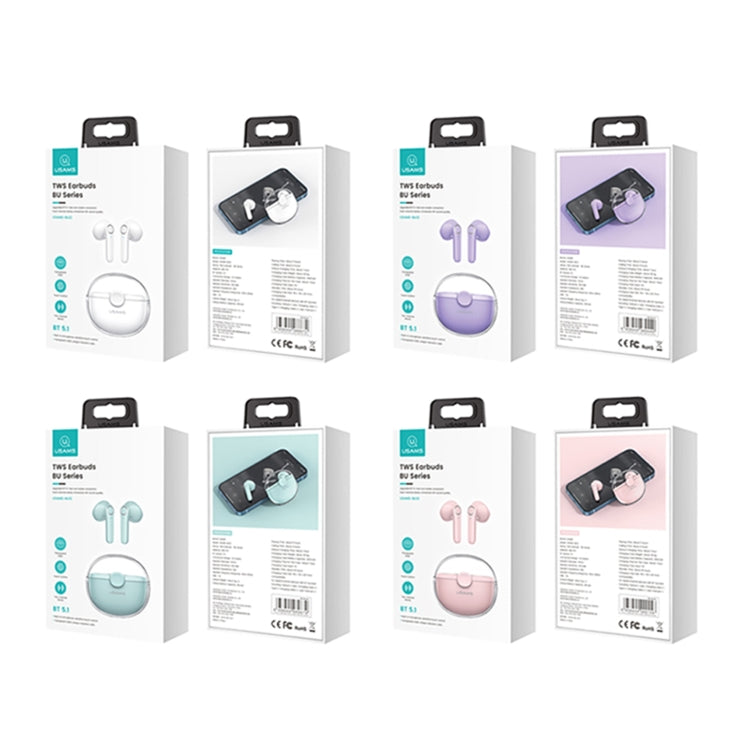 USAMS BU12 TWS Half In-Ear Bluetooth 5.1 Auricolari wireless, USAMS BU12