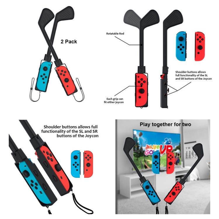 JYS JYS-NS215 Set di accessori sportivi somatosensoriali 10 in 1 per Nintendo Switch, JYS 10 In 1