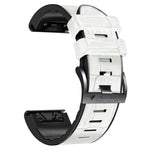 Cinturino in pelle e silicone per Garmin Fenix 7X 6X 5X