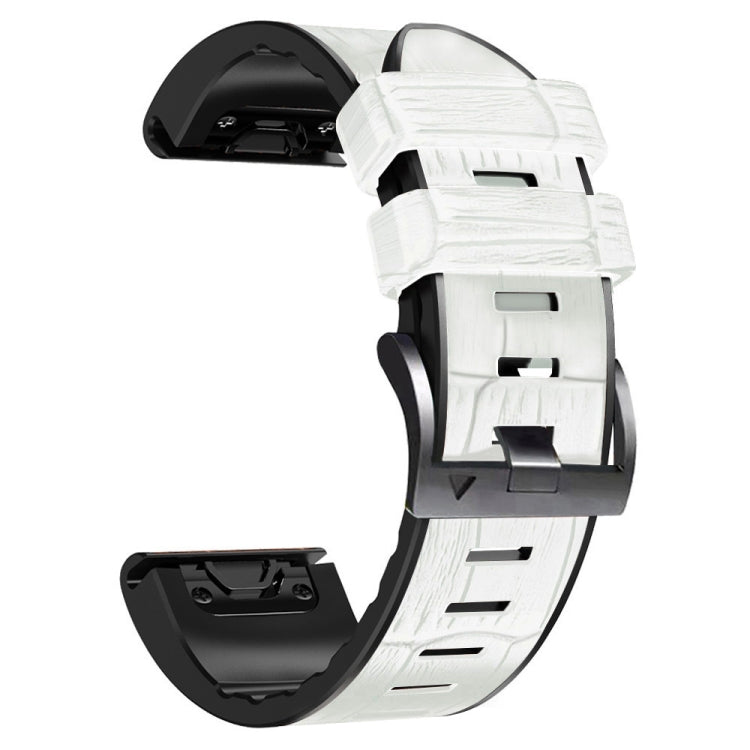 Cinturino in pelle e silicone per Garmin Fenix 7X 6X 5X