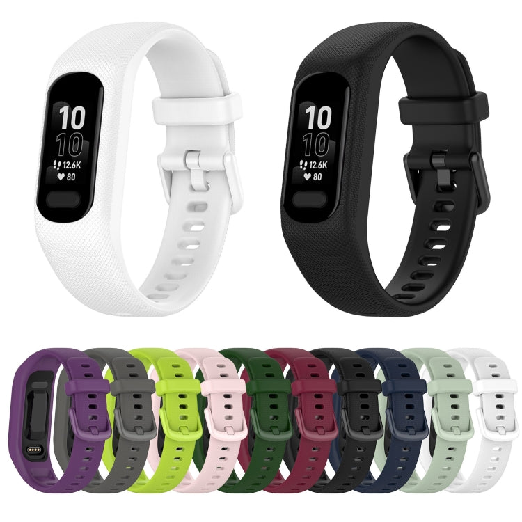 Cinturino in silicone tinta unita, For Garmin Smart 5