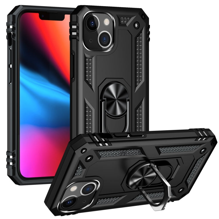 Custodia per telefono con supporto per anello in TPU + PC antiurto, For iPhone 14, For iPhone 14 Plus, For iPhone 14 Pro, For iPhone 14 Pro Max
