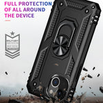 Custodia TPU e PC con supporto ad anello per iPhone 14
